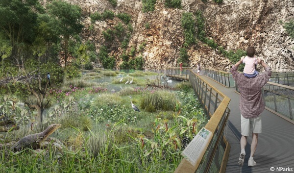 Artist's impression of Rifle Range Nature Park © National Parks Board