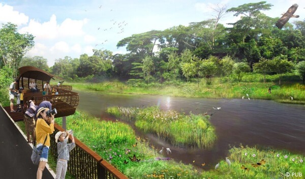 Artist's impression of ABC Waters Project at Sungei Ulu Pandan © PUB, Singapore's National Water Agency